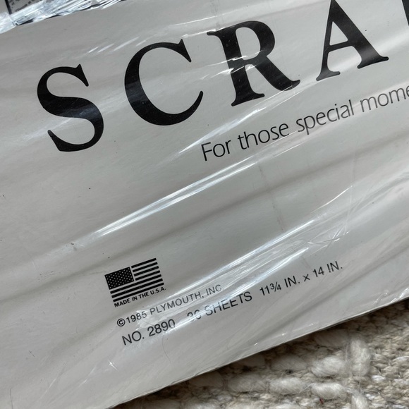 Vintage 1985 Plymouth Inc Collage Style Travel Theme Scrapbook New in Package - Picture 6 of 11